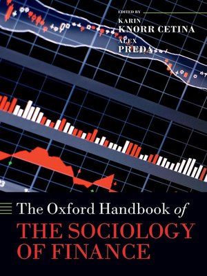 cover image of The Oxford Handbook of the Sociology of Finance